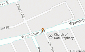 Gia Gift map thumbnail, 4781 Wyandotte St E Windsor ON N8Y 1H
